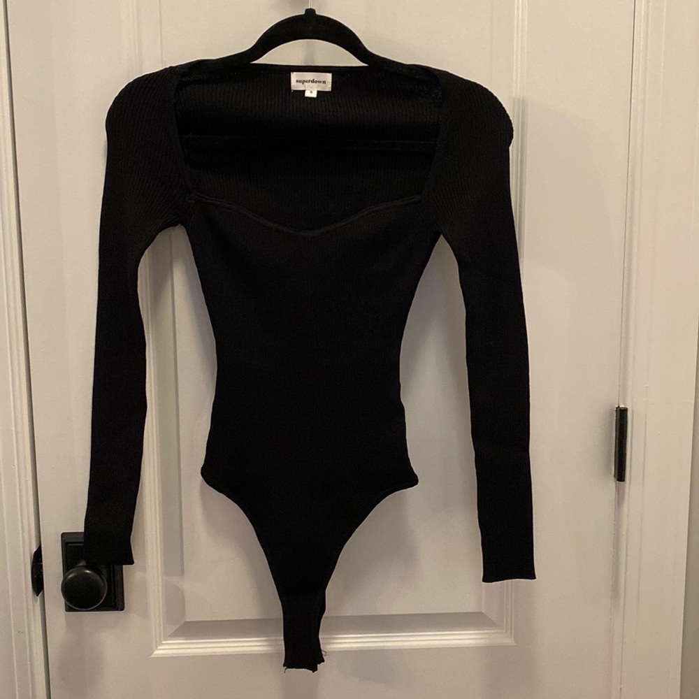 REVOLVE (superdown) Black Bodysuit NWOT